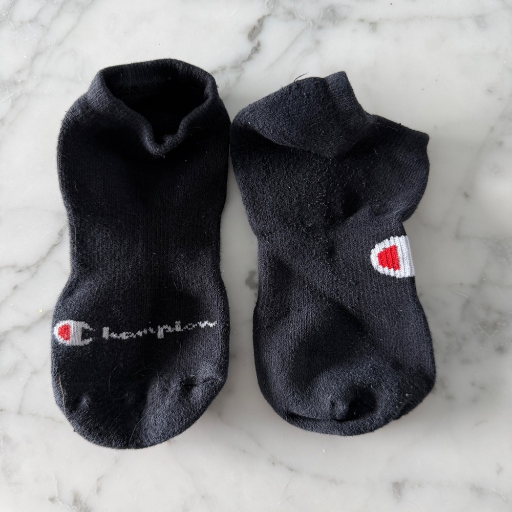 Champion Black Low-Cut Socks
